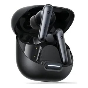Fone De Ouvido Soundcore by Anker Liberty 4nc ANC Redução de Ruído de 98,5% Cancelamento Adaptativo Bluetooth 5.3 Multiponto Cor Preto para Ouvidos e Ambiente Áudio Hi-Res 50H Bateria Carga Sem Fio