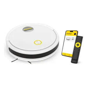 Robô Aspirador de Pó Kärcher RCV 2 com Navegação e Controle Remoto – Bivolt.
