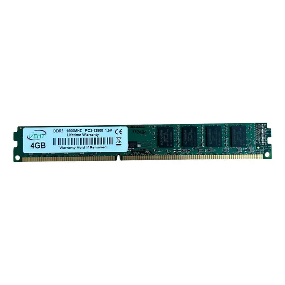 Memória RAM 4GB DDR3 1600MHz DIMM Para PC Desktop