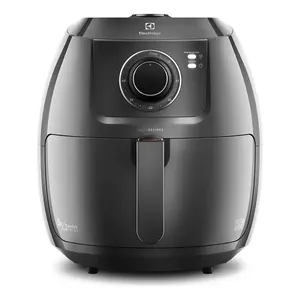 Air Fryer Fritadeira Sem Óleo Elétrica Electrolux 6,5l Family Cesto Removível Com Timer 1700w De Potência Eaf50 Grafite Efficient Por Rita Lobo