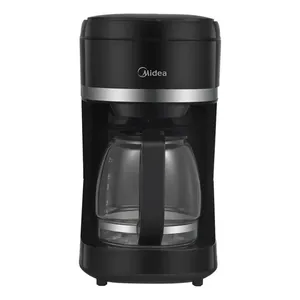 Cafeteira Elétrica Preta 1,5l Midea 37 xícaras Jarra de vidro e Filtro permanente 127 V