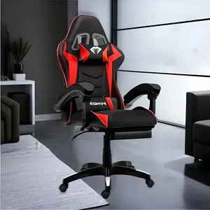 Cadeira Gamer Ergonômica Python Fly X12 Vermelha Altura Ajustável 150kg