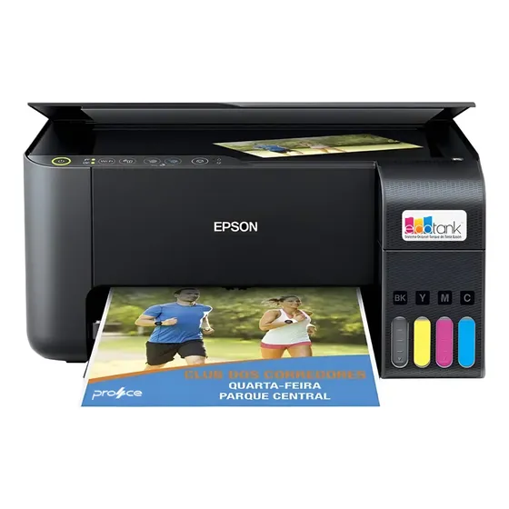 Impressora Epson Multifuncional L3250 Wifi Econtank Color Cor Preto 110 240V (Bivolt)