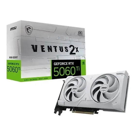 Placa De Vídeo Nvidia Geforce Msi Rtx5060ti 8gb Ventus 2x Oc