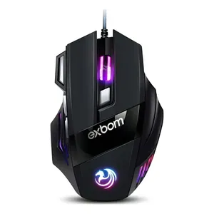 Mouse Para Jogo Gamer Ms G260 Preto Rgb Led 7 Botoes