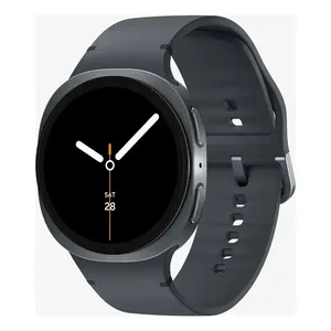 Smartwatch Samsung Galaxy Watch 8 40mm BT GPS, Branco com Pulseira Milanês Cinza-escuro
