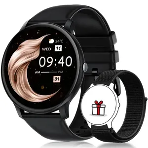 Smartwatch FoxBox BW0905 Preto com NFC e Bluetooth, Tela de 1.39"