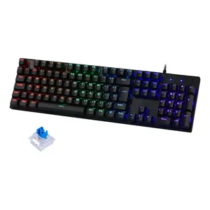 Teclado Mecânico Gamer Rgb Abnt2 Português Brasil Usb Pc Mac