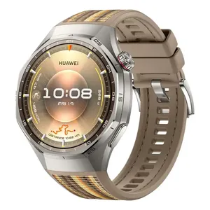 Smartwatch HUAWEI WATCH GT 6 Pro 46mm Bateria com Autonomia de Até 21 Dias Mais de 100 Modos Esportivos Corrida de Trilha Golfe Ciclismo Análise de ECG Compatível com iOS e Android GPS Marrom