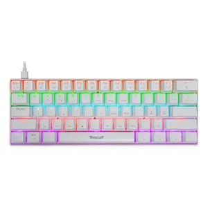 Teclado Mecanico Tgt Sherman Compacto V2, Switch Huano Azul
