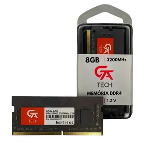 Memória Ram Notebook 8gb Gta Tech Ddr4 3200mhz Cl22 1.2v Nb425600 Sodimm Preta