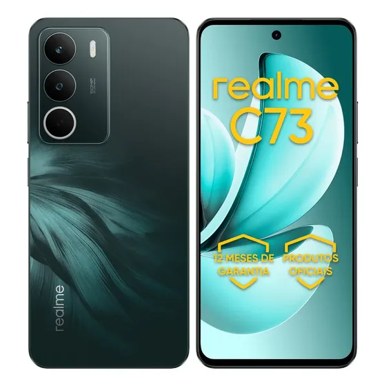 Celular Smartphone Realme C73 256GB 8GB Verde