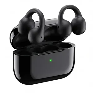 Fone Bluetooth E86 Pro Clip On Aberto Esportivo 48h Bateria Preto
