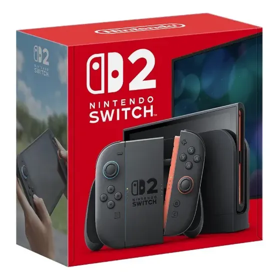 Console Nintendo Switch 2 Nacional Portátil E Doméstico Inclui Joy-con Com Suporte E Alças