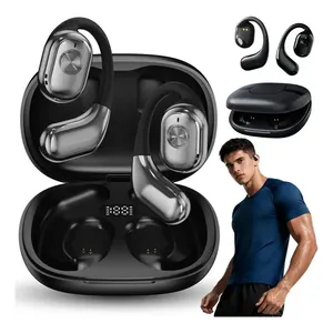 Fone De Ouvido Bluetooth Sem Fio Open-ear Condução Óssea Preto