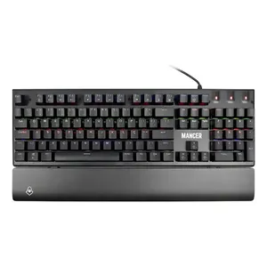 Teclado Mecanico Mancer Tharix Rainbow Abnt2 Switch Vermelho
