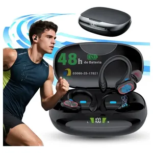 Fone de Ouvido JSKJ BELA VOZ S730V2 Bluetooth Sem Fio com Microfone para Esportes