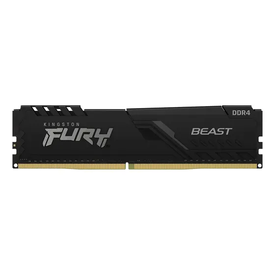 Memória Ram Kingston Fury Beast DDR4 16gb 3200mhz CL16 Preto