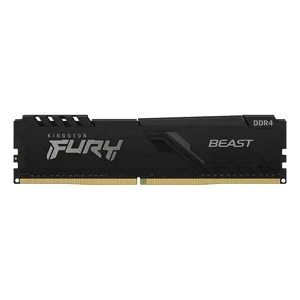 Memória Ram Kingston Fury Beast DDR4 16gb 3200mhz CL16 Preto