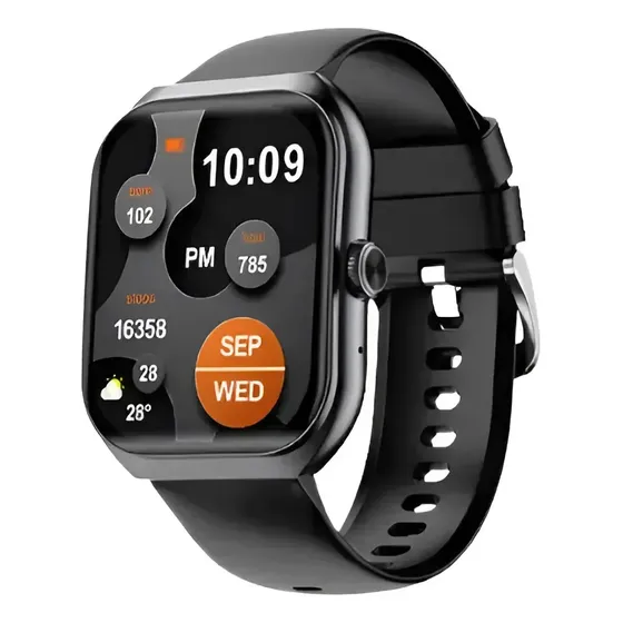 Smartwatch Awei H46 Ip67 Monitoramendo de Sono Chamada Bluetooth Tela Amoled Ciclo menstrual Medidor de pressão Resistente à água
