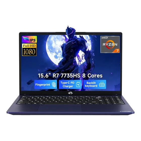 Laptop Nimo N159 15,6'' Ryzen 7 7735hs 16 Gb Ram 1 Tb Ssd Fh