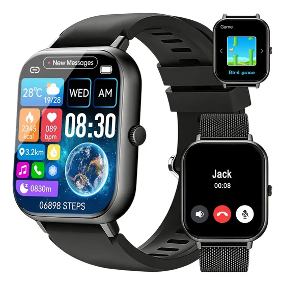 Smartwatch Esportivo Relógio Inteligente Chamadas Bluetooth