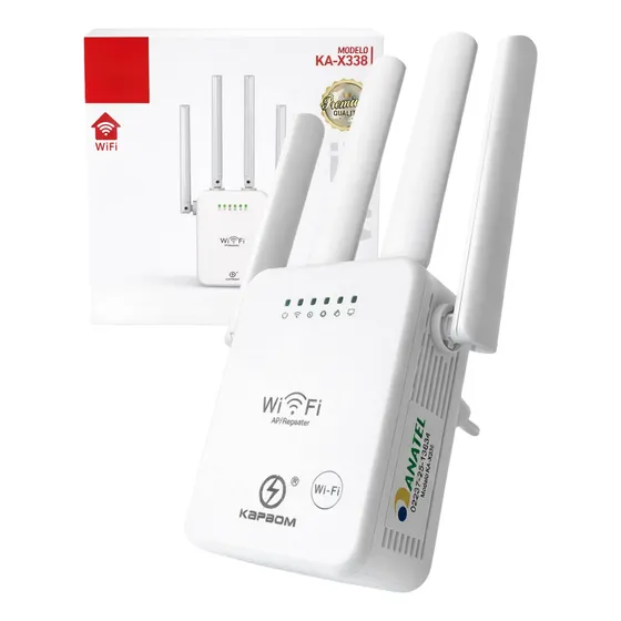 Repetidor Wi-fi Roteador Turbo Sem Fio Amplificador De Sinal