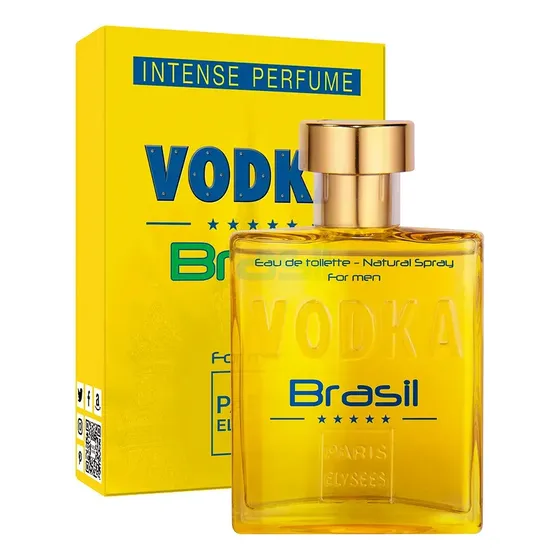 Vodka Brasil Yellow Paris Elysees Edt - Perfume Masculino 100ml