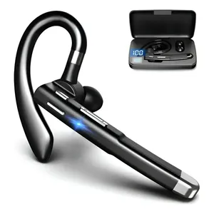 Fone De Ouvido Bluetooth Negócios Com Microfones Preto