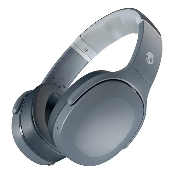 Fones de ouvido sem fio Crusher Evo Skullcandy Over-Ear cor cinza