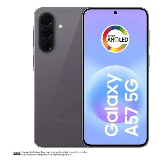 Celular Samsung Galaxy A57 5g 256gb 8gb Ram Cor Gray