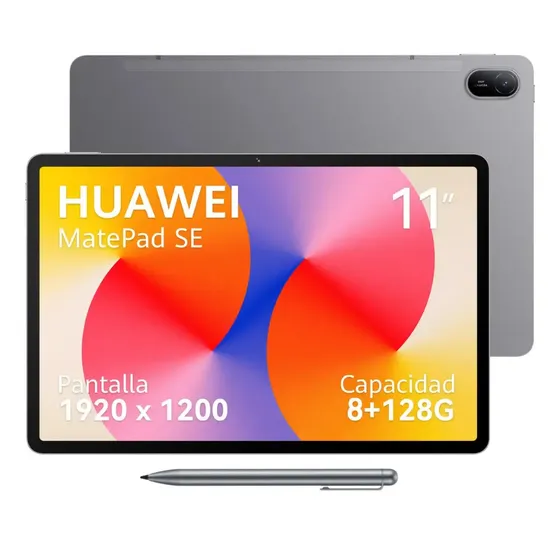 Tablet Huawei MatePad SE 11 de 11,5" 128GB Wi-Fi Com Caneta M-Pen Lite Cinza