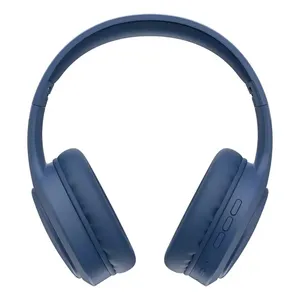 Fone De Ouvido Headphone Dapon H02d Bluetooth 5.1 Over-ear 22 Horas De Bateria Cor Azul