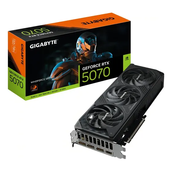 Placa De Vídeo Gigabyte Rtx 5070 Windforce Sff 12gb
