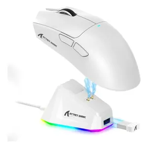 Mouse Attack Shark X11 Gamer Óptico Sem Fio 5 Botões