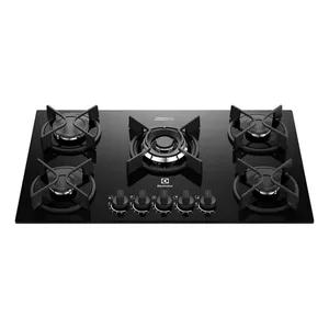 Cooktop 5 Bocas a Gás Mesa Vidro Experience ChamaPrecisa e Multi Chama (KE5GC) Bivolt Electrolux