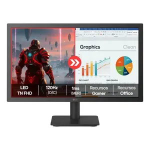 Monitor LG FHD Home & Office 22U403A-B 22”, 1ms (MBR), 120Hz (O/C), Modo leitura, Flicker Safe, HDMI, LG Switch, Black Stabilizer, Dynamic Action Sync