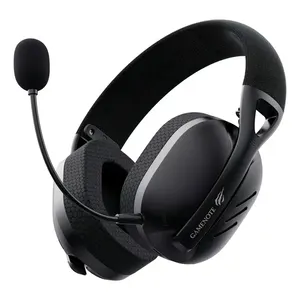 HAVIT Fone de Ouvido Headset Gamer FUXI-H3 Quad-Mode (com fio e sem fio, Wireless 2,4GHz, Bluetooth, Cabo USB-C, Cabo Auxiliar 3.5mm). Surround, Baixa Latência - Preto