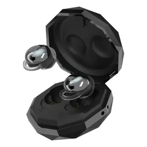Fone De Ouvido Bluetooth Sem Fio 5.4 Inear Tws Fone Mini Com Redução De Ruído Para Dormir Com Microfone Cor Preto