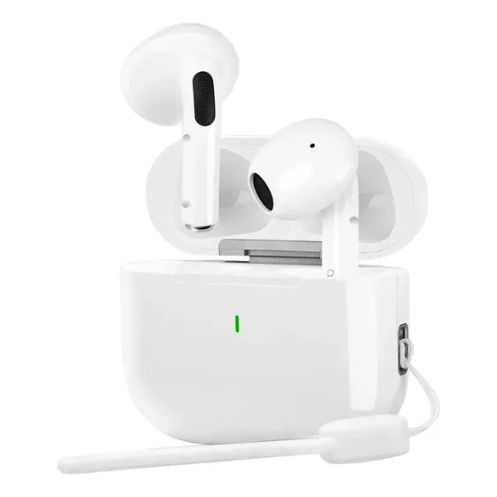 Fone De Ouvido Bluetooth Sem Fio Tws Celular Microfone Cor Fone De Ouvido Tws Luz Branco