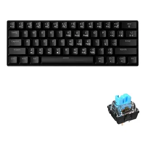 Teclado Mecânico 60% Hotswap H61k Gamer Usb-c Português Br