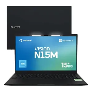 Notebook Positivo Vision N15M Intel N100 8GB RAM 128GB SSD, Windows 11 Home e Tela 15.6" Full HD IPS Antirreflexo