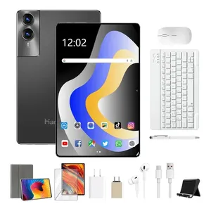 Tablet Tab Hancdon 16gb Ram 512gb 12.8inch 8800mah Tela360° Android 15 Câmera 48mp + Selfie 24mp Caneta+bluetooth Teclado mouse Preto