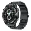 Relógio Smartwatch Bazik Prime MA11 Ultimate 51mm Tela Super AMOLED NFC GPS Memória 2GB Bluetooth Independente ChatGPT MicrOs Série 10 Resistente Água Homologado Anatel Preto faixa de silicone