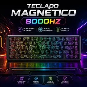 Teclado Magnético Gamer Onikuma G67 8000hz 67% Rgb Switch Preto Inglês Us Rapid Trigger Macro