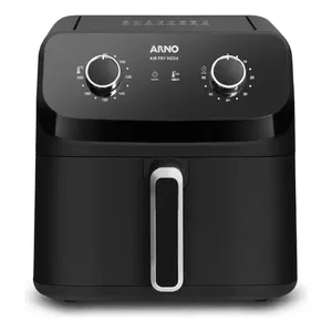 Fritadeira Sem Óleo Air Fryer Arno Mega 7,5l Preta Afm7