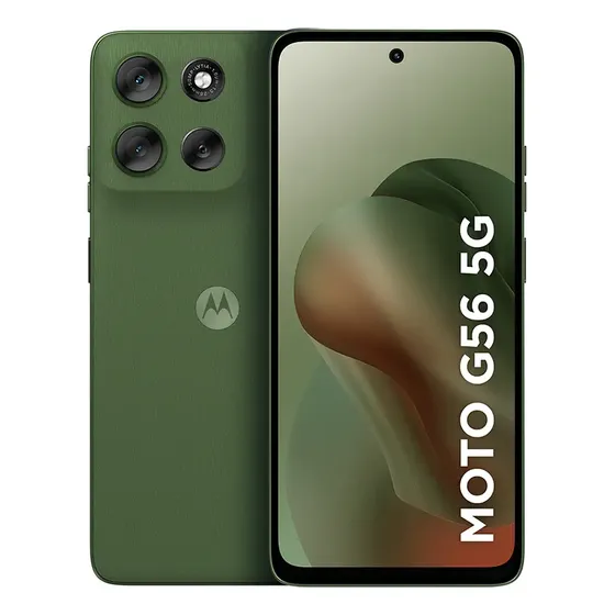 Smartphone Motorola Moto G56 5g - 256gb 16gb (8gb Ram+8gb Ram Boost) Camera 50mp Sony Lytia 600 certificado de Ultrarresistencia Militar e Ip68 + Ip69 - Verde