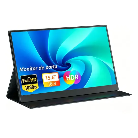 Monitor Portátil Gamer 15.6'' Full Hd 60hz Ips Compatível 4k