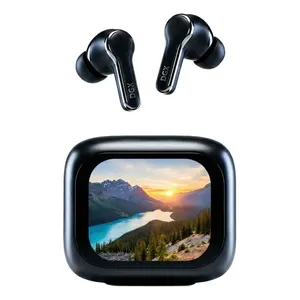 Fone De Ouvido Sem Fio Bluetooth Anc E Enc Earphone Dgx Cancelamento De Ruído Smart Case Com Tela TouchScreen