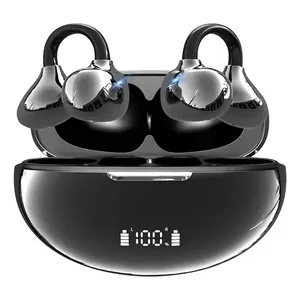 Lumva Fone De Ouvido Bluetooth Esportivo Com Clip Para Orelha, Bateria De Longa Duração - Earclip Sem Fio Para Academia- Preto